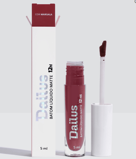 Batom Líquido Matte 12h - Marsala