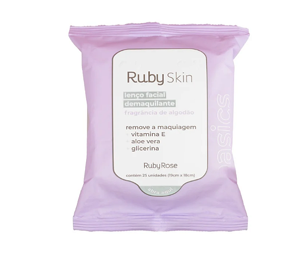 Lenço Demaquilante Basics Hb203 Rubyrose