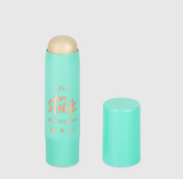 Shine & Glow – Iluminador Em Stick – Vizzela - cor 01 Perolado Champagne