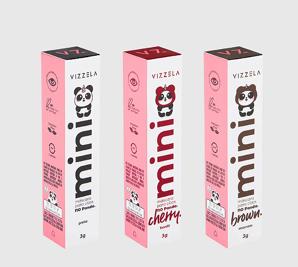 Kit 3 Mini Máscaras - Vizzela