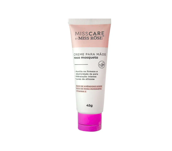 Creme Para Mãos Rosa Mosqueta 45g - Miss Rose