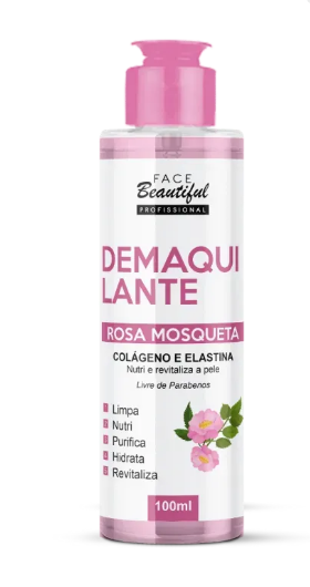 Demaquilante Rosa Mosqueta 100ml - Face Beautiful