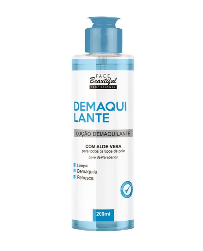 Demaquilante Aloe Vera 200ml - Face Beautiful