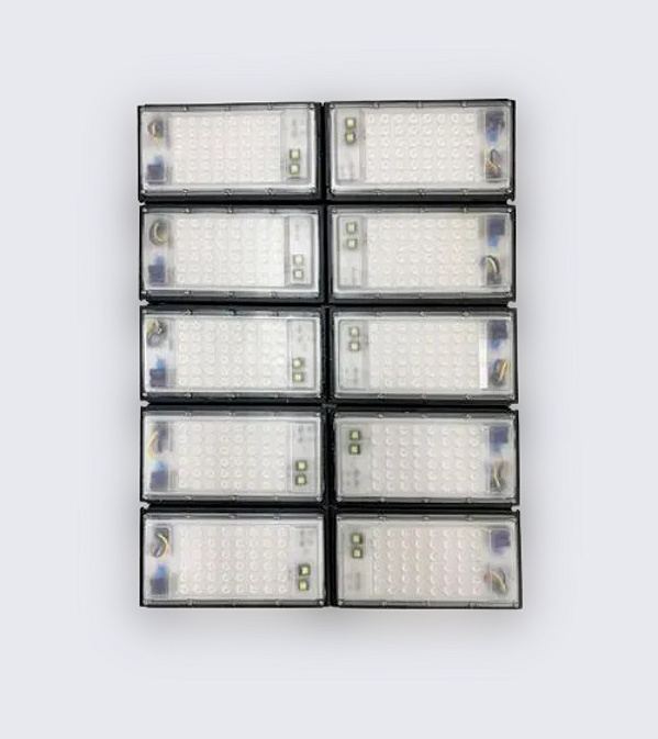 Refletor 1000W de LED para Campo Quadra IP67 Flood Light 8 Módulos