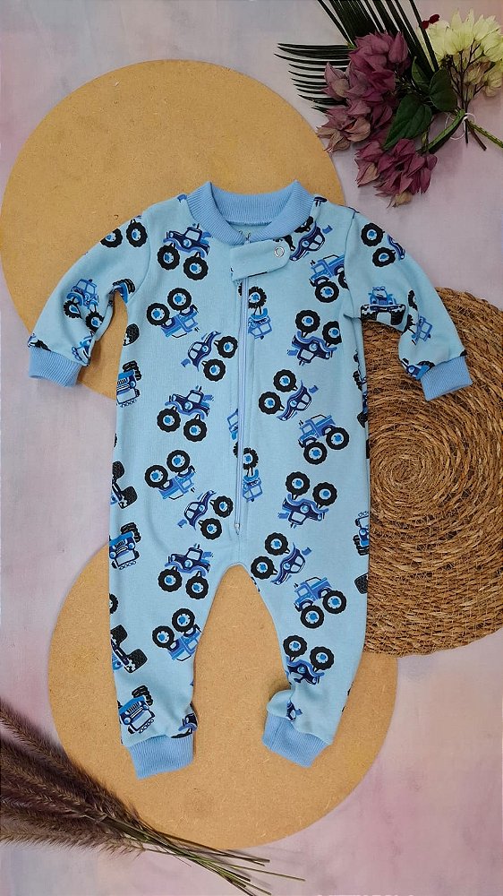 Macacão Manga Longa Masculino Cars