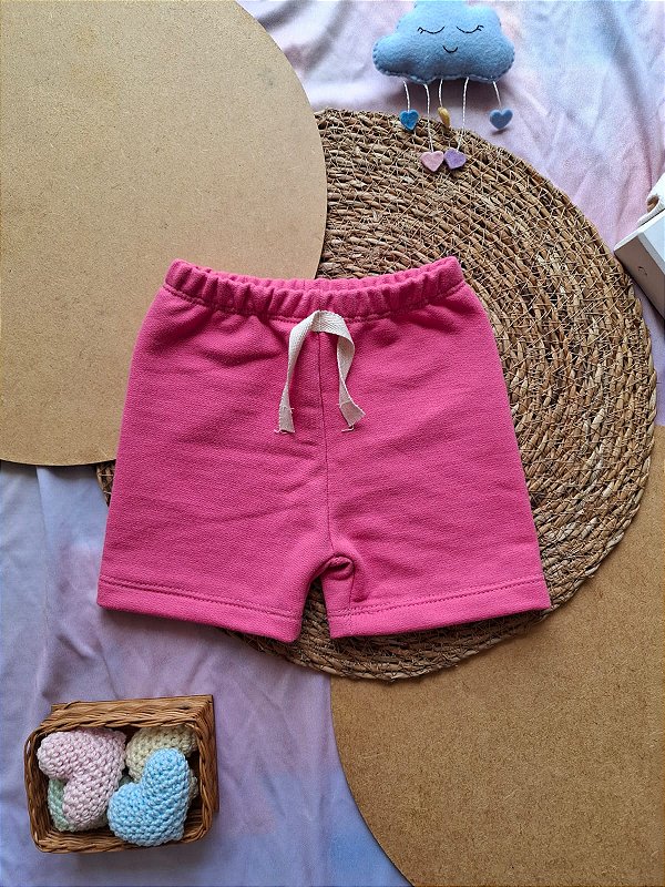 Shorts Moletinho Pink