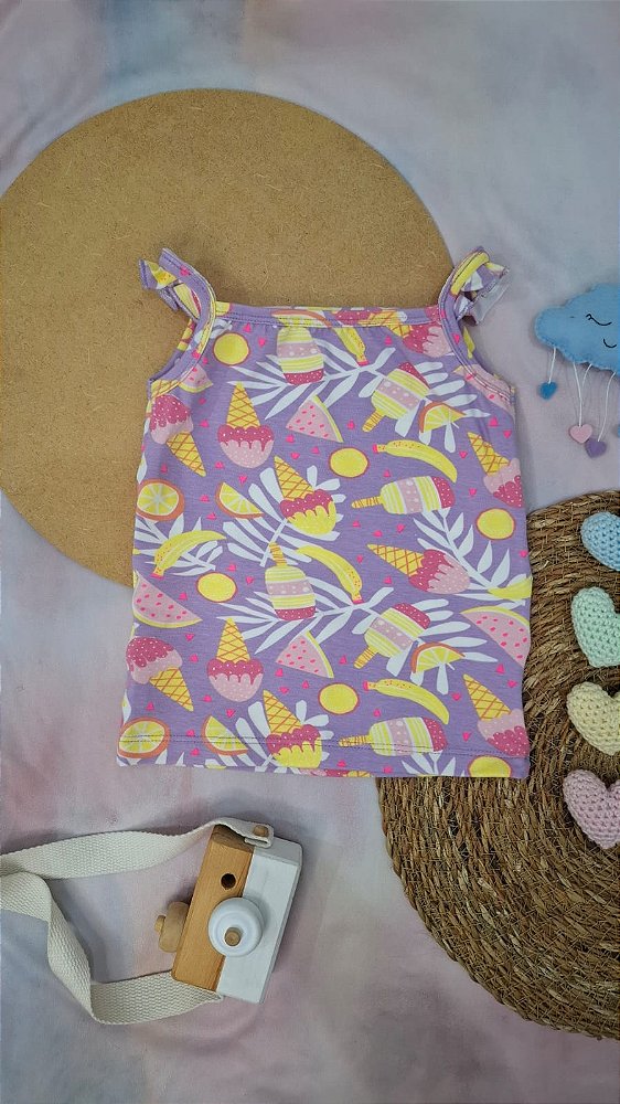 Camiseta Alcinha Sorvetes