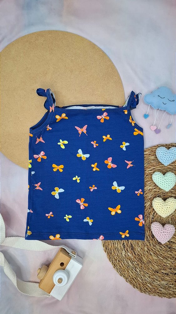 Camiseta Alcinha Borboletas