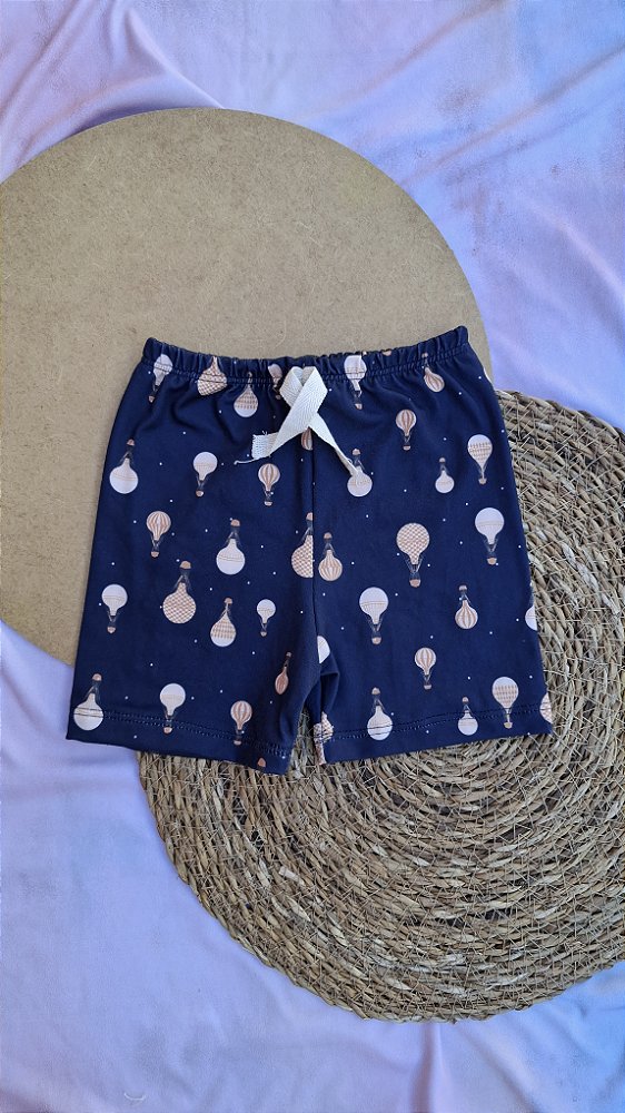 Shorts Suede Balões