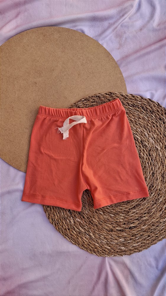 Shorts Suede Salmão