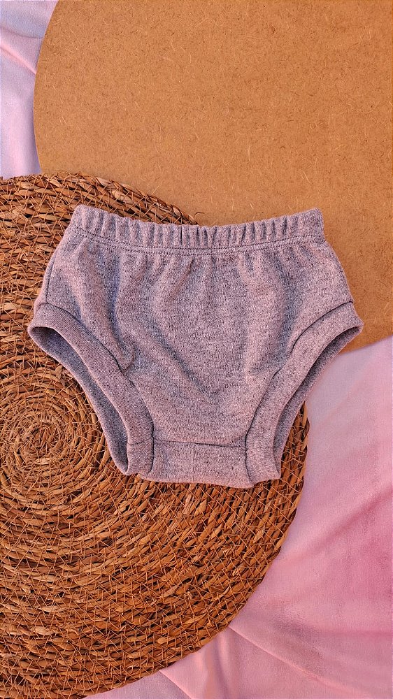 Tapa Fraldas Cinza Mescla