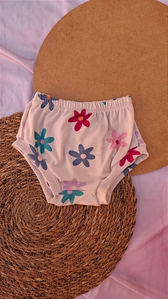 Tapa Fraldas Flores Coloridas