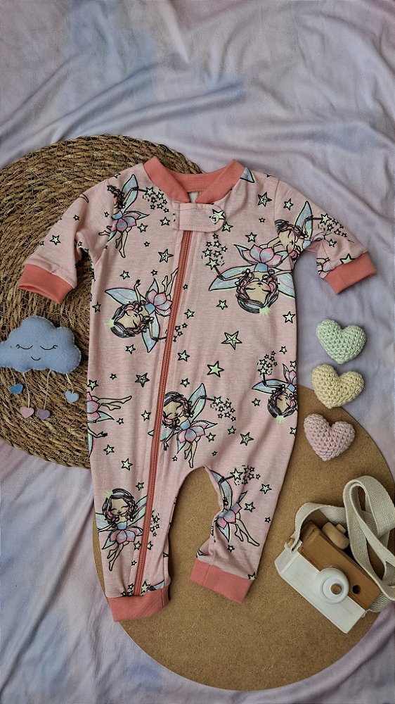 Macacão Malha Fadas