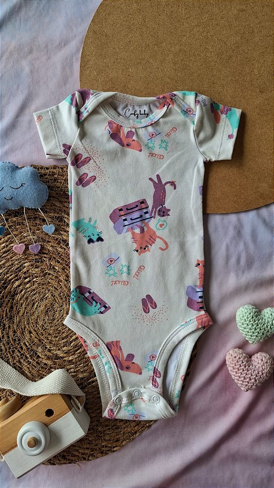 Body Manga Curta Pets