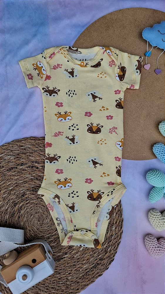 Body Manga Curta Alces