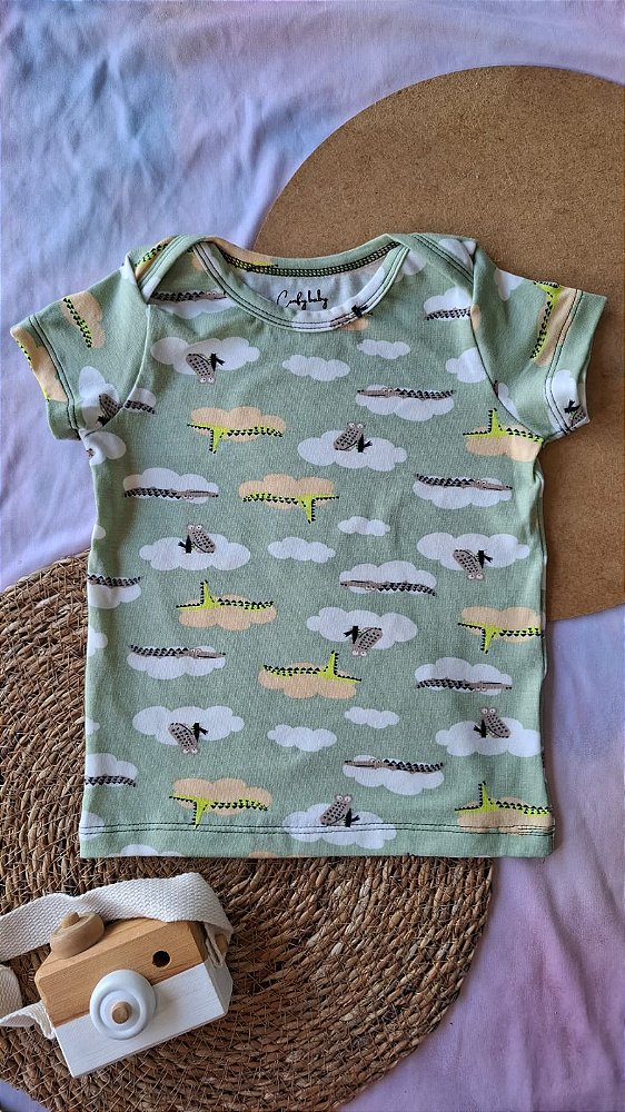 Camiseta Manga Curta Jacarés