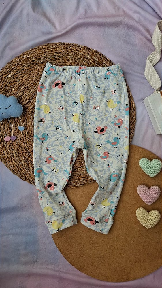 Calça Cotton Passarinhos
