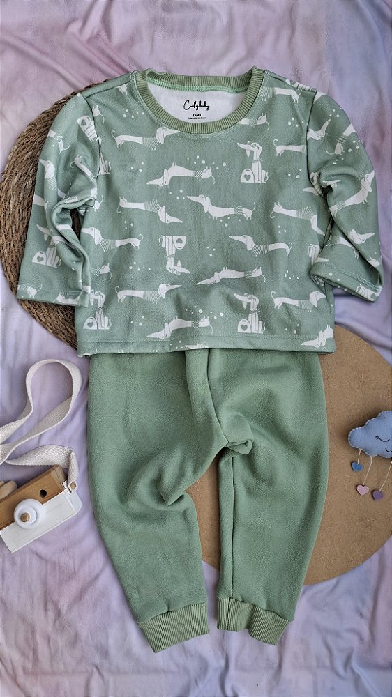 Conjunto Moletom Salsicha
