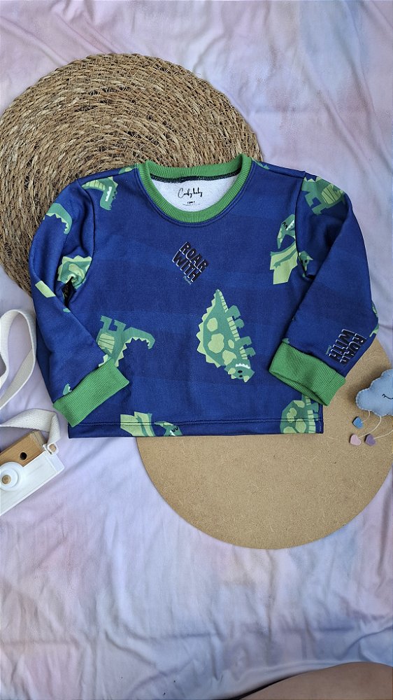 Blusa Moletom Dinossauros