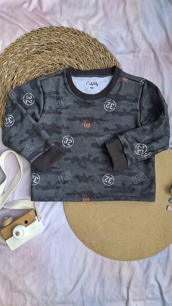 Blusa Moletom Camuflada