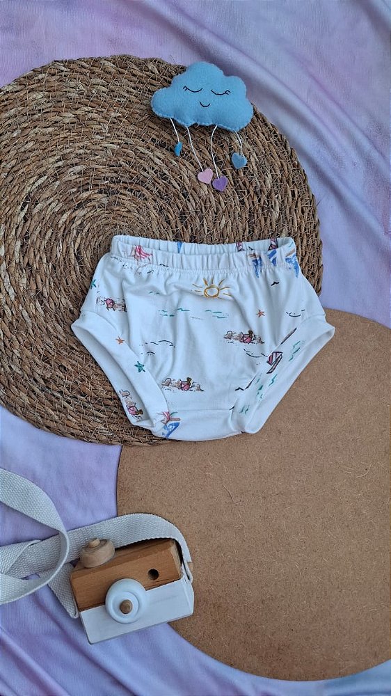 Tapa Fraldas Suede Praia