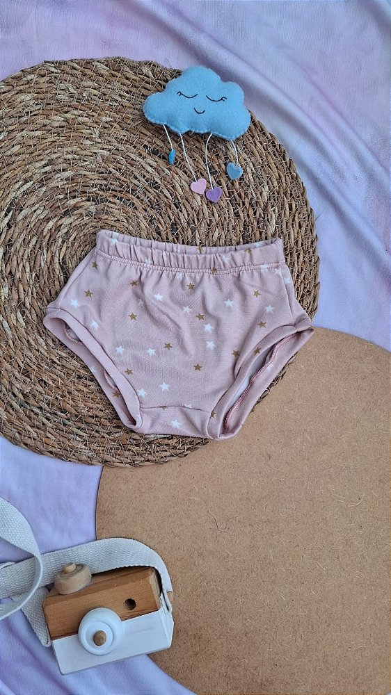 Tapa Fraldas Suede Estrelinhas