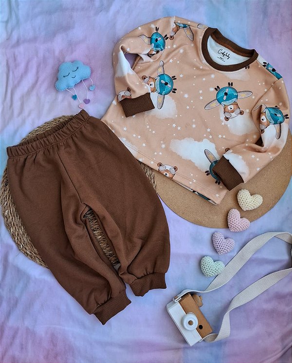 Conjunto Moletom Ursinhos