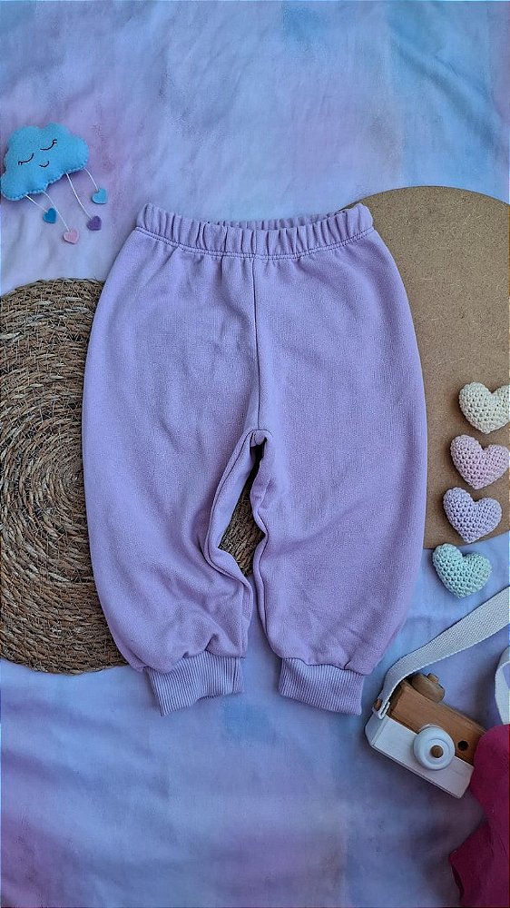 Calça Moletom Lilás