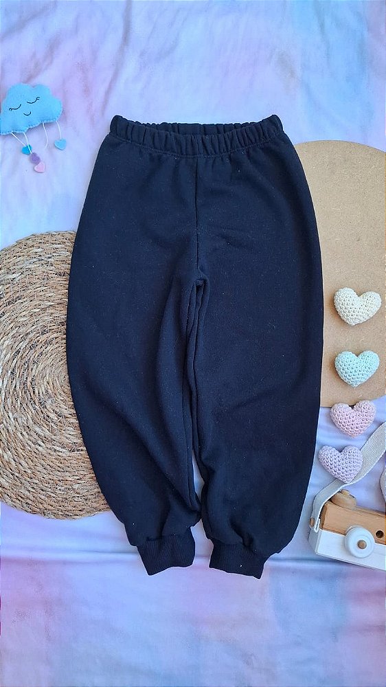 Calça Moletom Preto