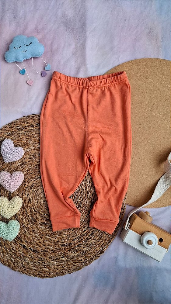 Calça Suede Laranja
