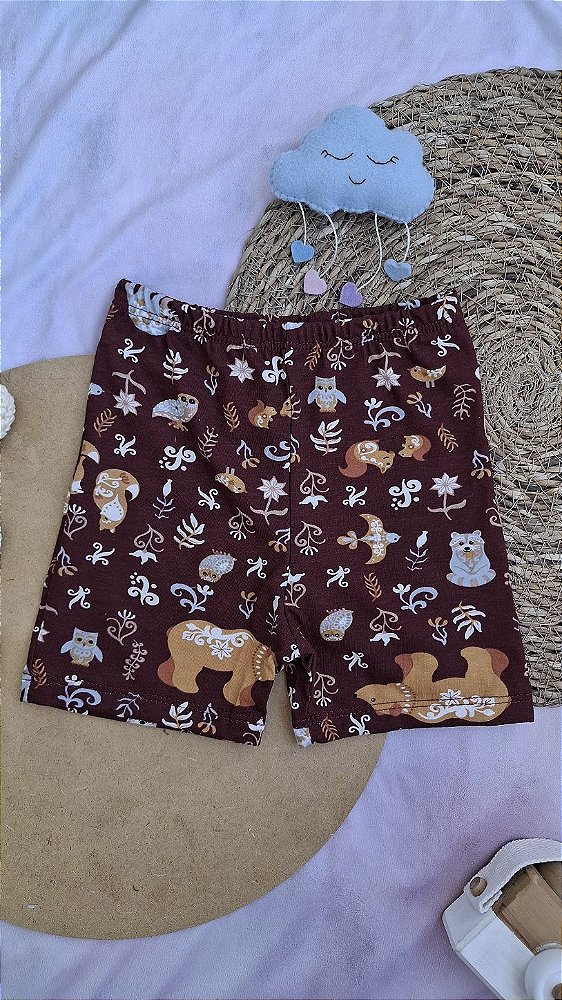 Shorts Malha Coelhos