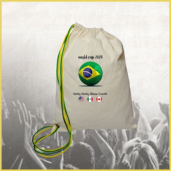 Sacochila Transversal Copa do Mundo 2026 "Edição Limitada"