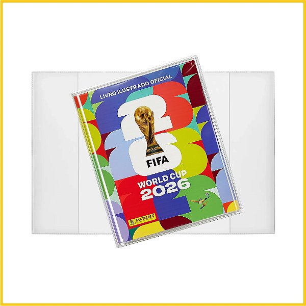 Capa Protetora para Álbum Figurinhas Panini Copa do Mundo 2026