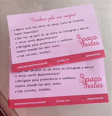 Bloco de Agradecimento