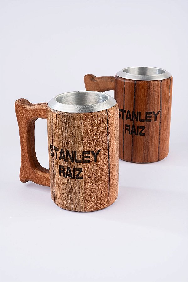 Caneca de Chopp em Madeira STANLEY RAIZ 400ml