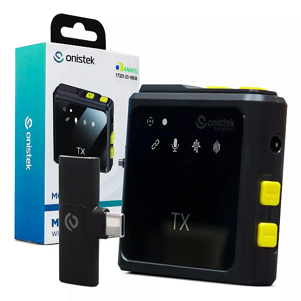 Microfone Lapela Wireless Tipo-C MC815
