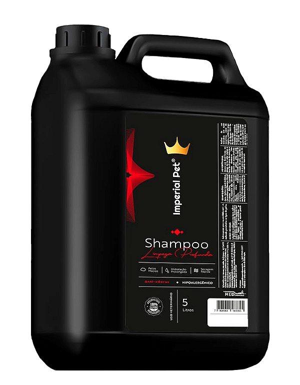 Shampoo Limpeza Profunda Imperial Pet 5L Vegano