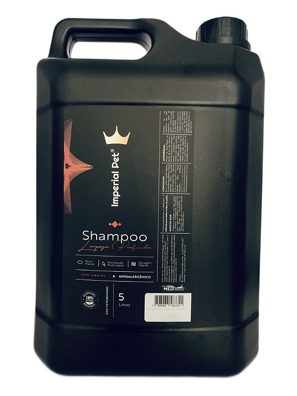 Shampoo Limpeza Profunda Imperial Pet 5L Vegano