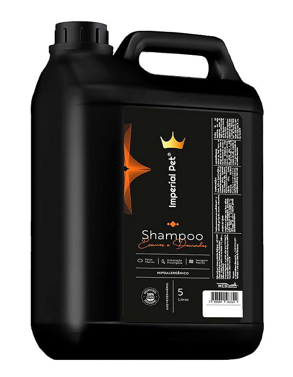 Shampoo Escuros Dourados Imperial Pet 5L Cães/gatos