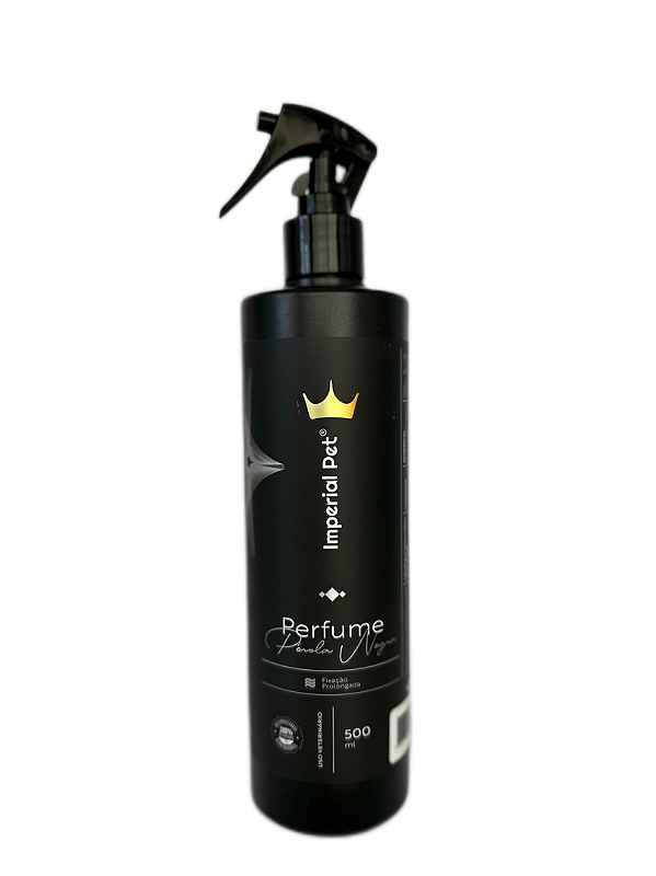 Perfume Imperial Pet Pérola Negra 500ml Cães/gatos Vegano