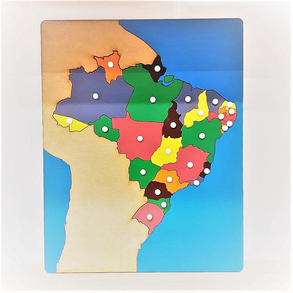 Quebra cabeças Estados Brasileiros