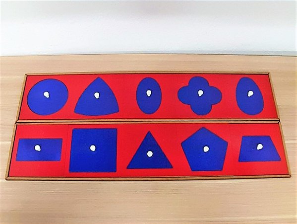 Placas de Encaixes Metálicos Montessori