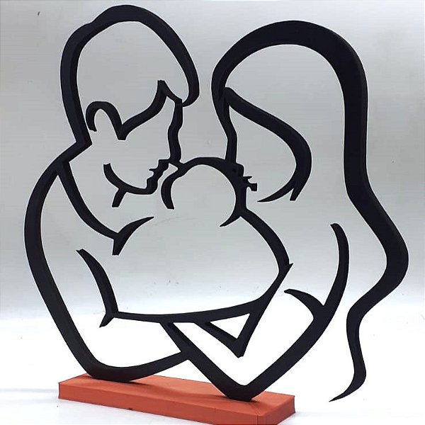 Moldura Decorativa de Mesa Família