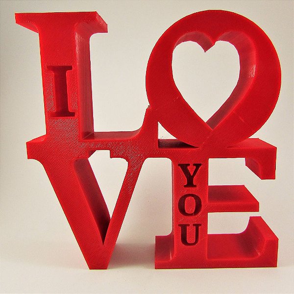 Texto Decorativo I Love You