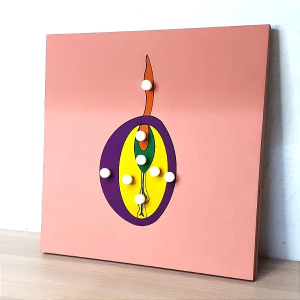 Quebra Cabeças Montessori de Botânica Semente