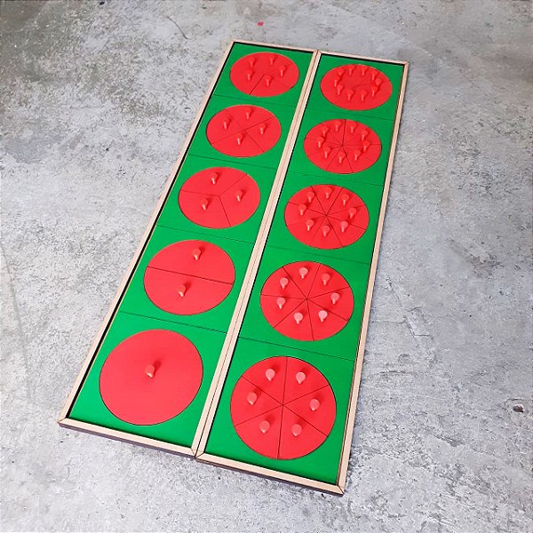 Placas de Encaixes de Frações