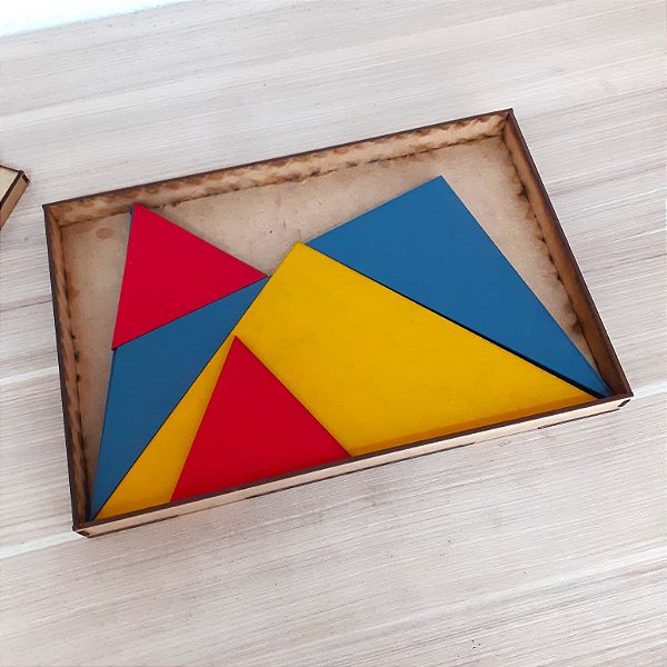 Caixas de Triâgulação Montessori