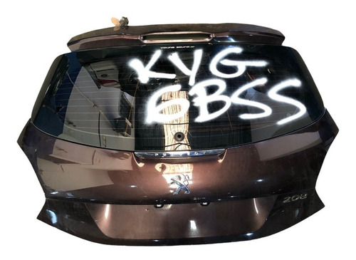 Tampa Traseira Peugeot 208 2015 1.6 Original