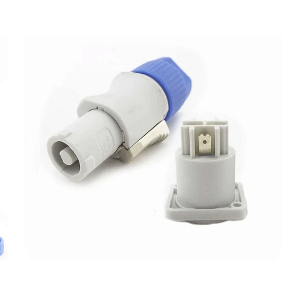 CONECTORES POWERCON 20A MACHO + FEMEA