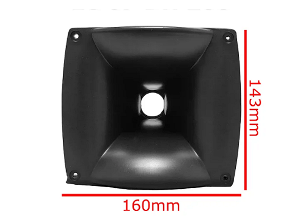 CORNETA ROSCA LC 07 PRETA (DH 200) (16,2 X 14,3 X 9,5 cm)